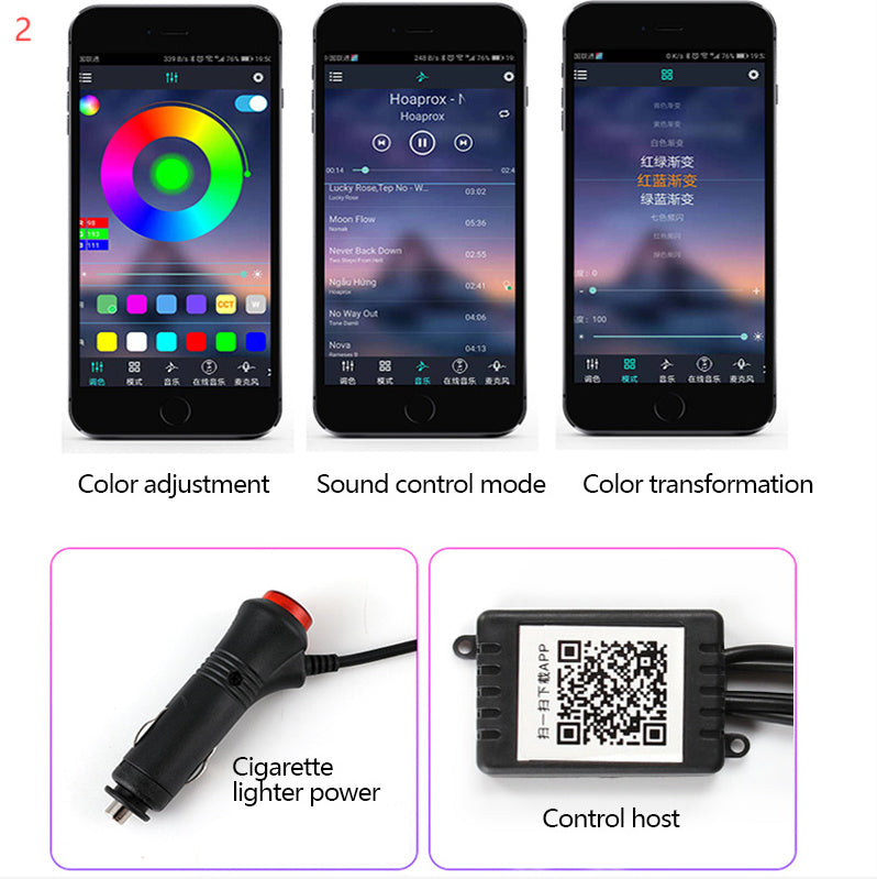 Car ambient interior light