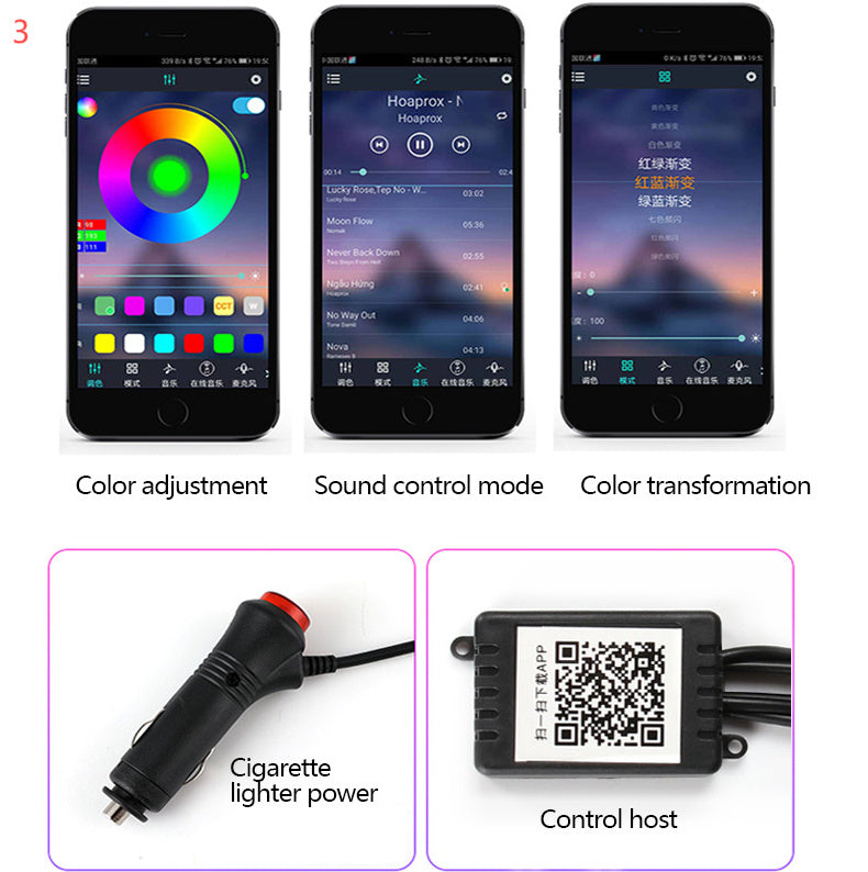 Car ambient interior light