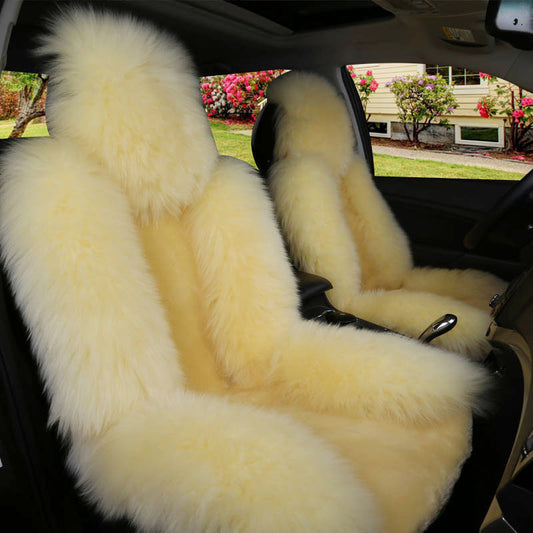 Fluffy car cushion