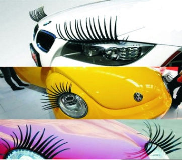 Headlight eyelash car sticker