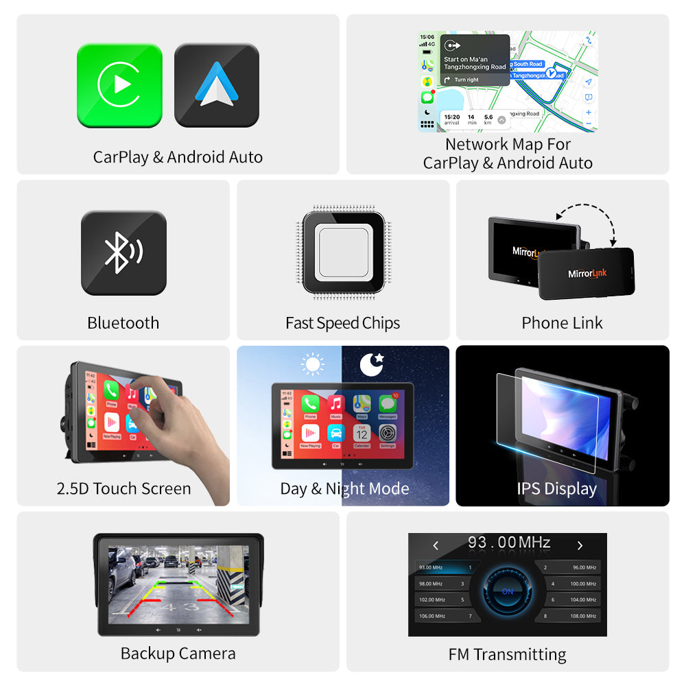 Wireless carplay display