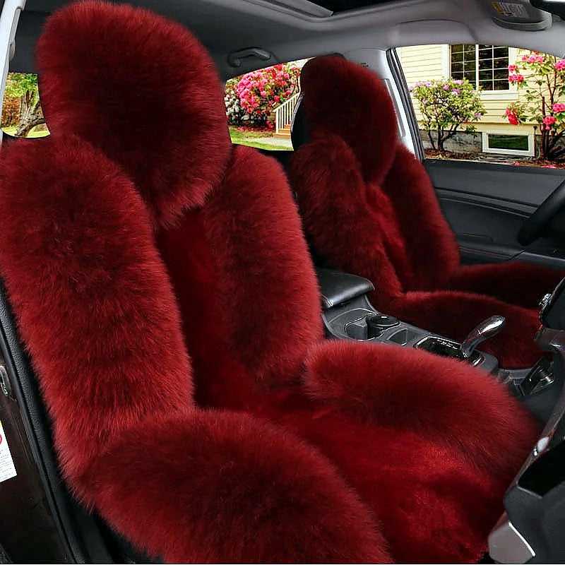 Fluffy car cushion