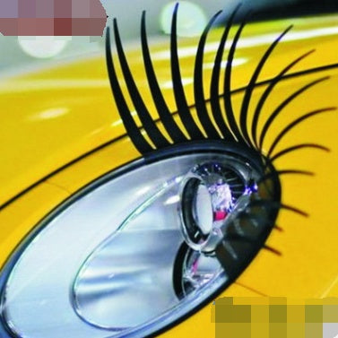 Headlight eyelash car sticker