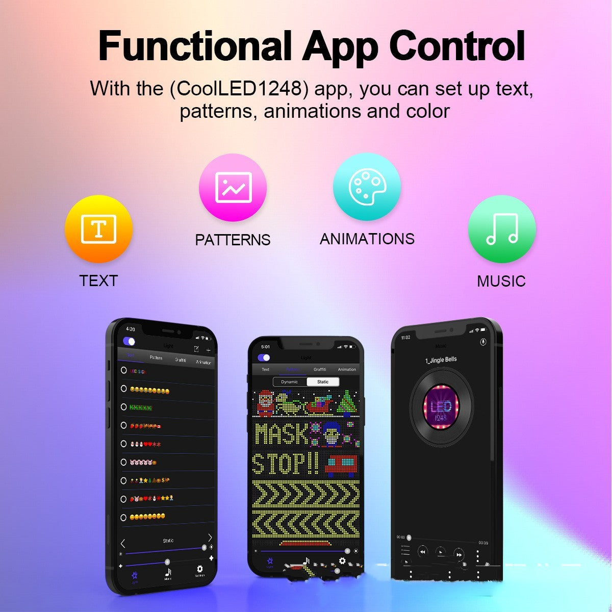 Programmable car LED sign