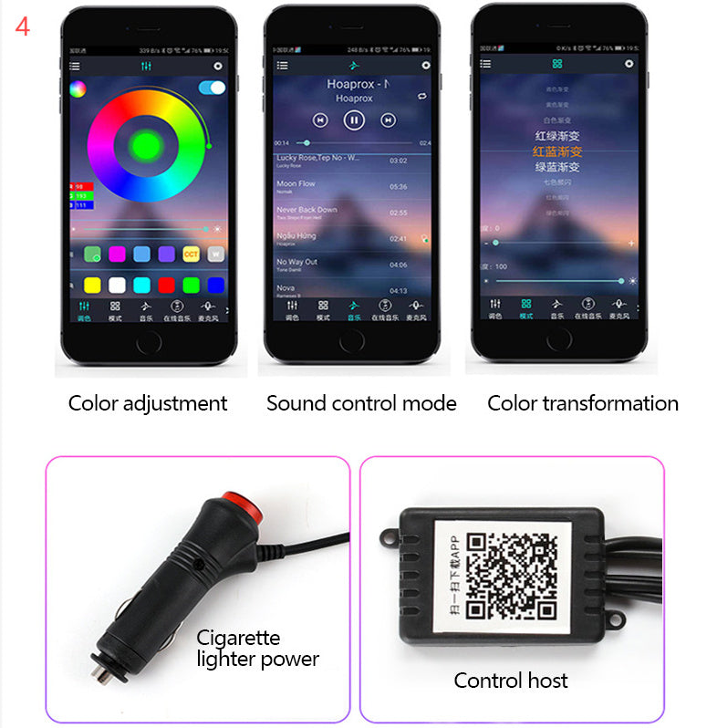 Car ambient interior light