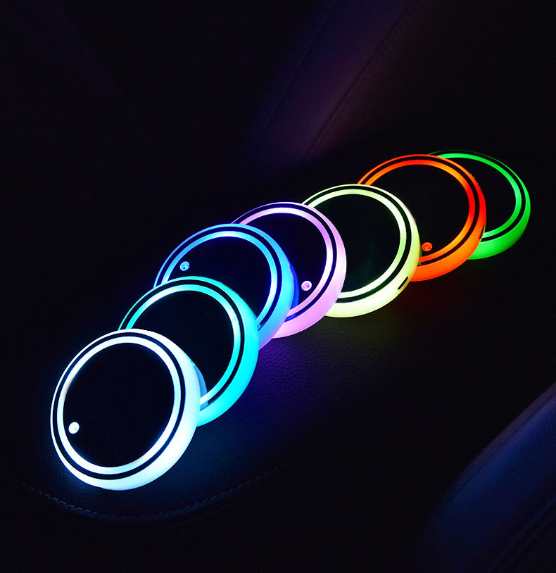 LED lights cup holder